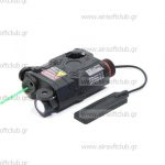 PEQ-15 With Green Laser White LED Illuminator Black